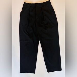 Antonio Melani Womens Size 8 Black Pleated Wide Leg Pants